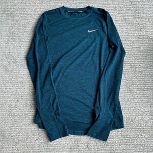 Nike Running Women’s Heathered Teal Long Sleeve